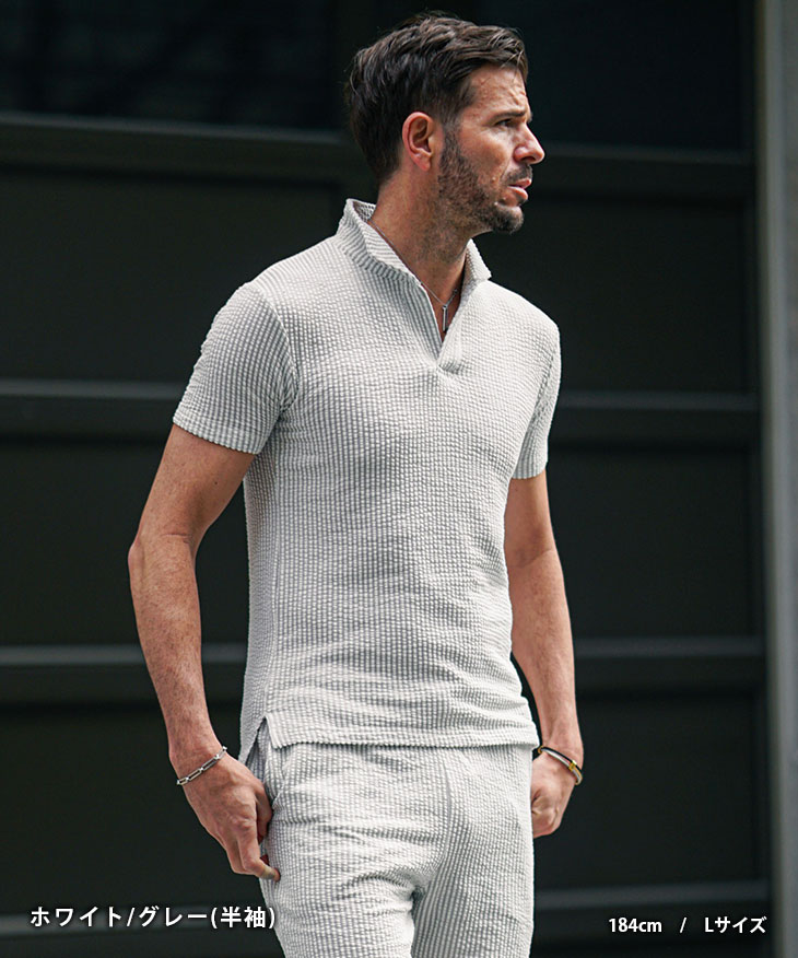 楽天市場】セットアップ メンズ ポロシャツ ハーフパンツ 短パン 半