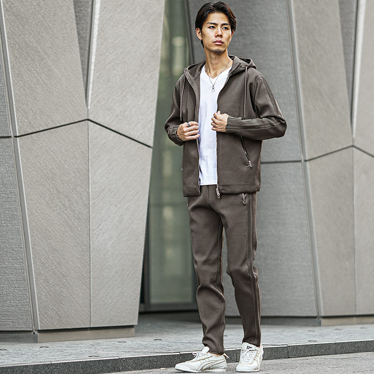 楽天市場】セットアップ メンズ ストレッチ 上下セット メンズ