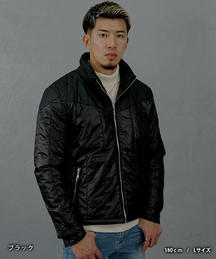 楽天市場】VIOLA rumore ヴィオラ 中綿ジャケット メンズ PUレザー