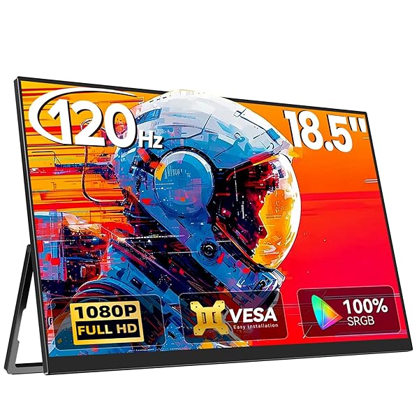 楽天市場】18.5インチ 120Hz モバイルモニター ポータブルディスプレイ