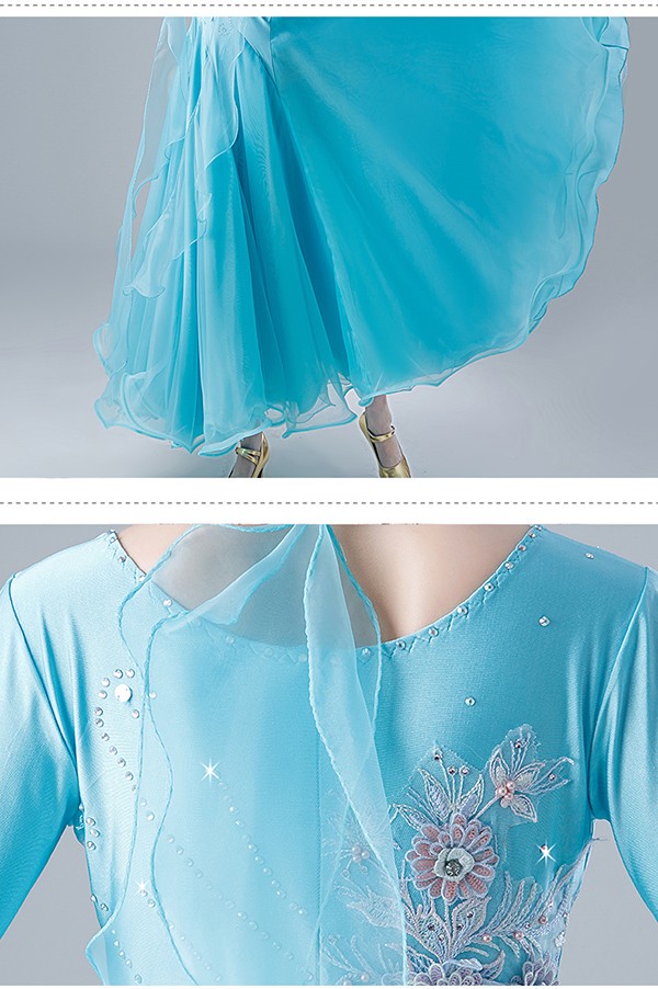 楽天市場】社交ダンス ドレス 競技用 社交ダンス衣装 ワンピース