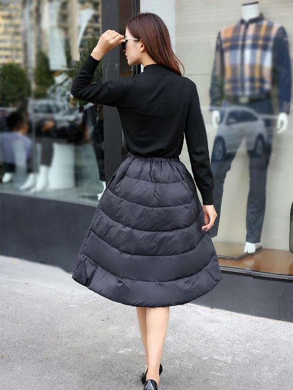 楽天市場】軽量 防風 ダウンスカート 大きいサイズ レディース ダウン