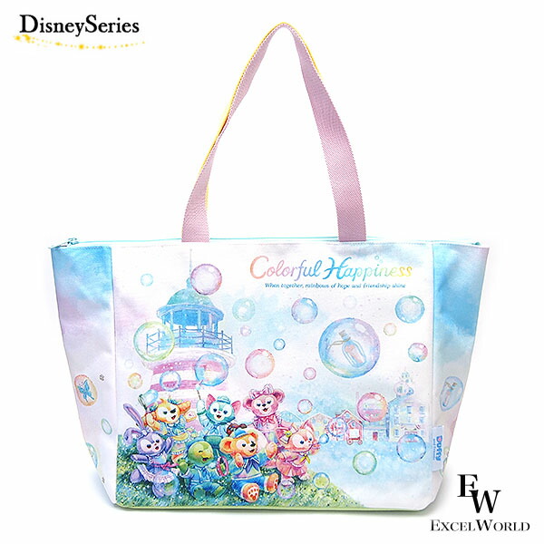 楽天市場】トートバッグ ダッフィー＆フレンズ 20周年 カラフル