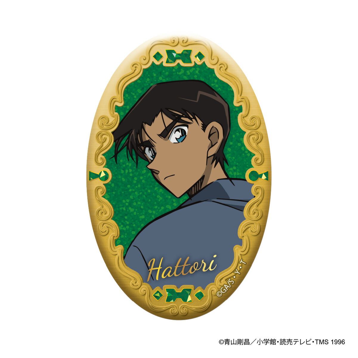 楽天市場】名探偵コナン オーバル缶バッジ｜江戸川コナン 工藤新一