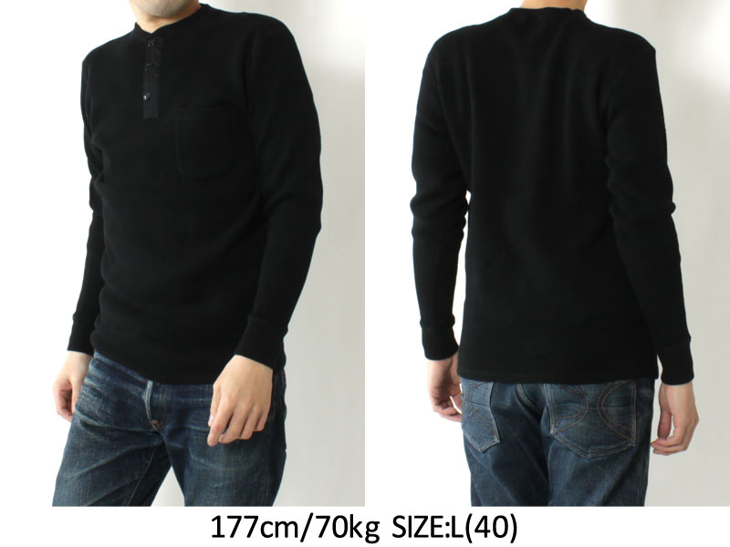 楽天市場】エイトジー サーマルロンT ヘンリーネック カットソー 長袖