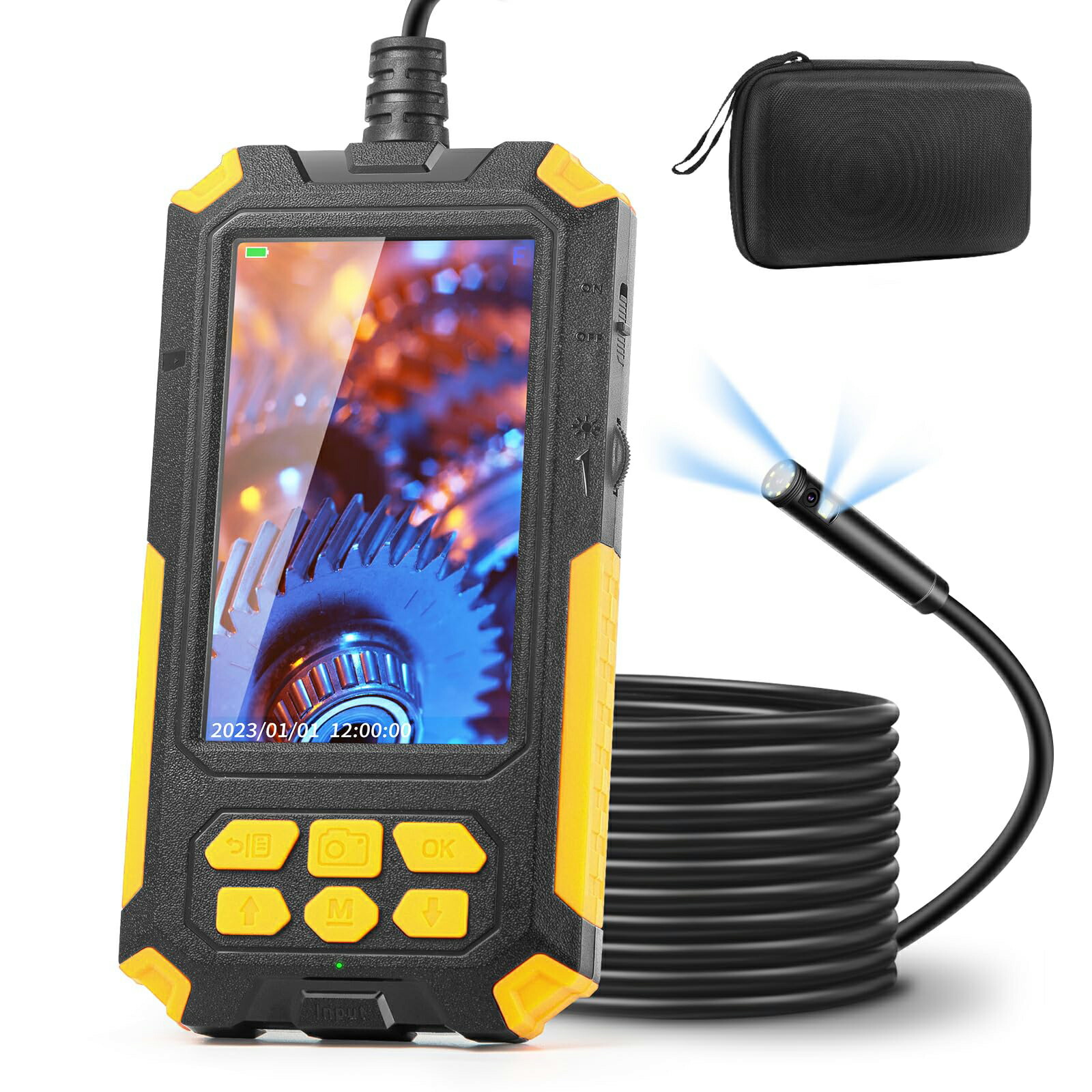 楽天市場】ファイバースコープ 内視鏡カメラ検査カメラLEDランプ付き