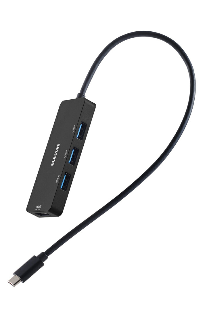 楽天市場】エレコム USBハブ USB Type-C ハブ＋1機能 HDMIポート 付き