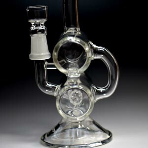 楽天市場】パイレックスP3.3製リサイクラーガラスボング(水パイプ