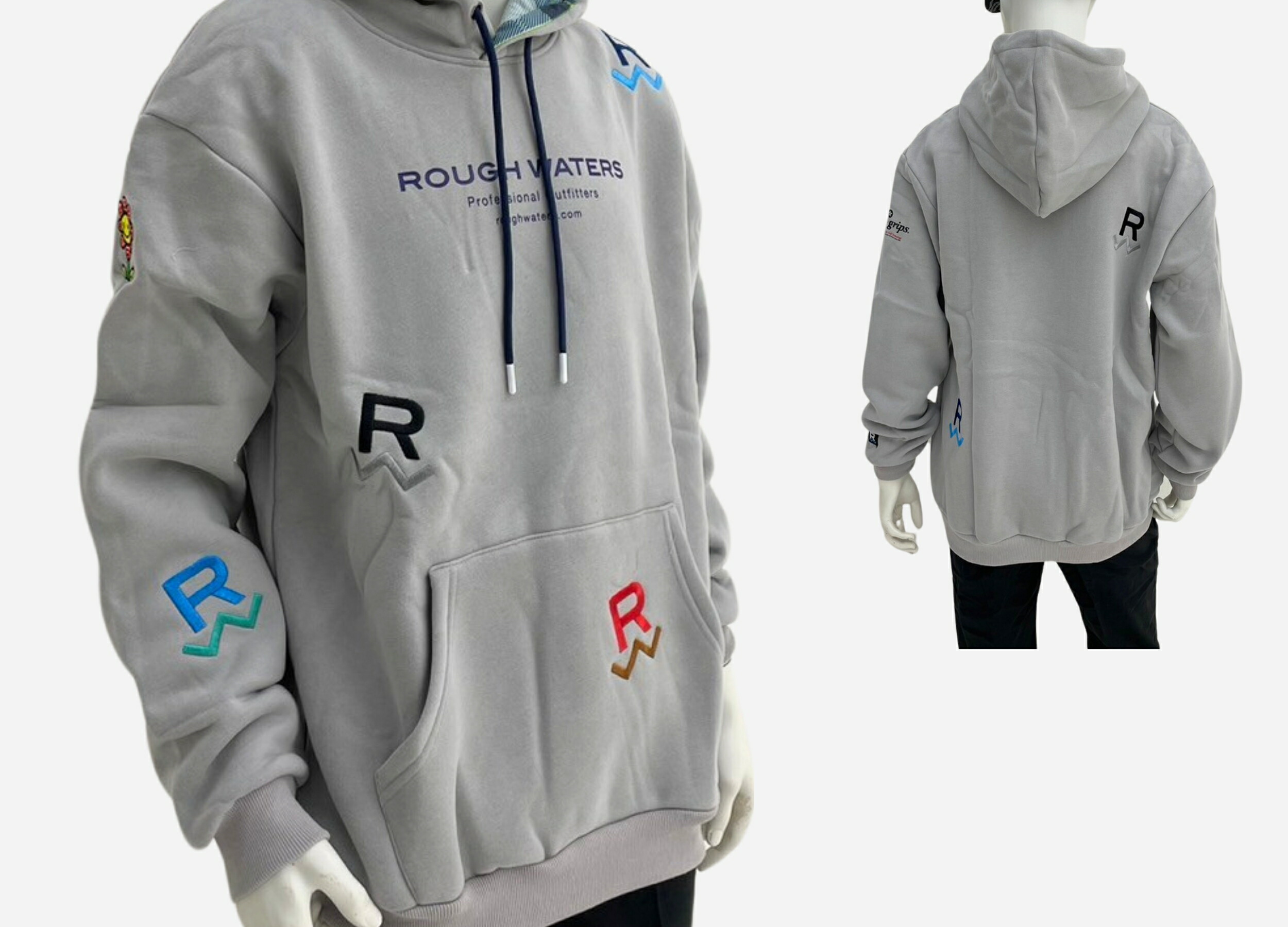 楽天市場】【ROUGH WATERロゴ 厚手パーカー5タイプ】 カジュアル