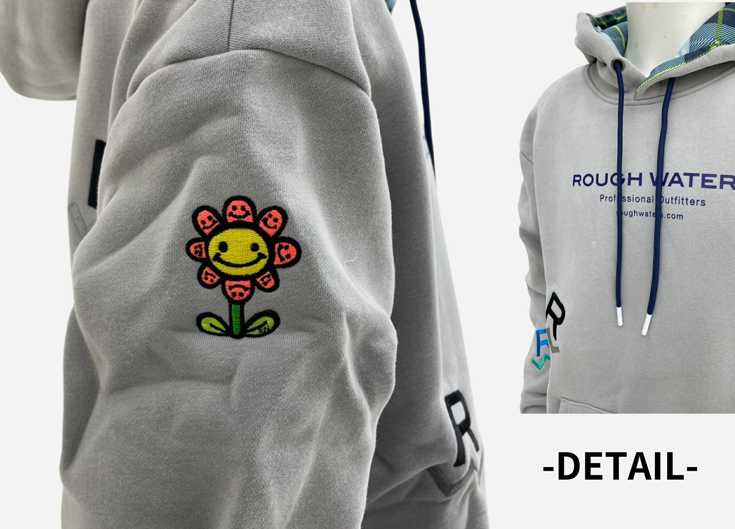 楽天市場】【ROUGH WATERロゴ 厚手パーカー5タイプ】 カジュアル