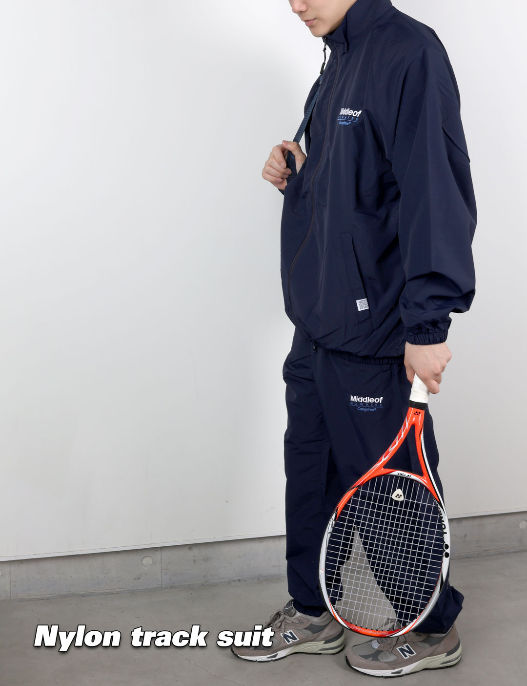 楽天市場】CAMPFREE ナイロン ジャージ セットアップ メンズ