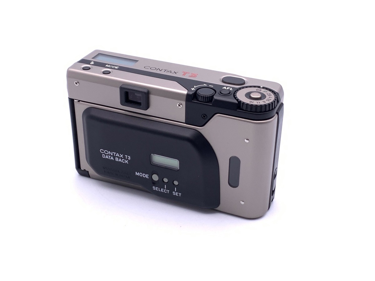 CONTAX T3 DATA BACK 動作確認済 フィルム コンパクト カメラ猫紙