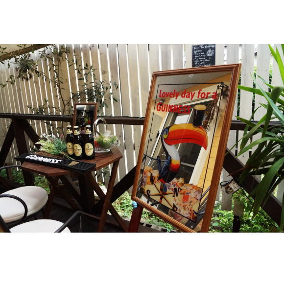 楽天市場】パブミラー バーミラー 鏡 壁掛け ギネスビール トゥーカン