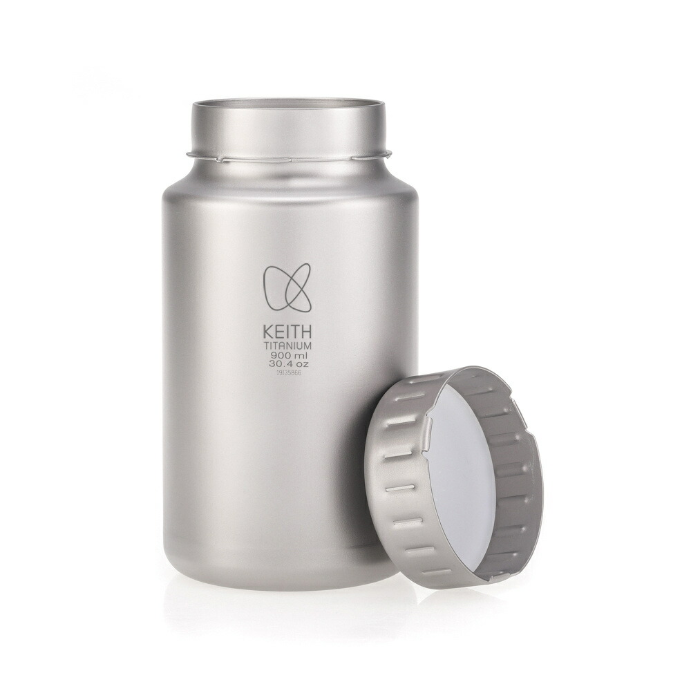 楽天市場】キース Keith 水筒 純チタンボトル 900ml カバー付き 水筒