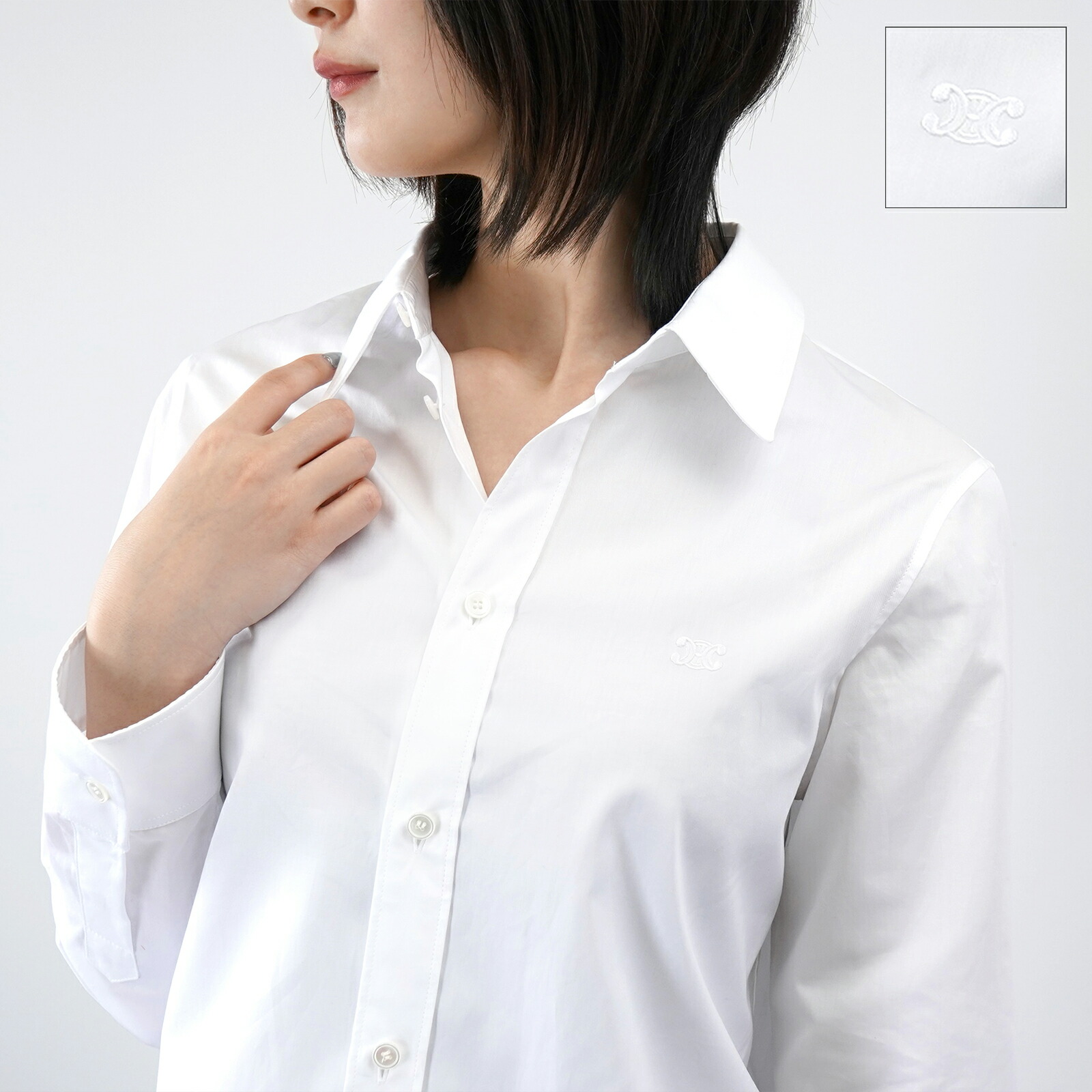 楽天市場】CELINE セリーヌ シャツ ブラウス トムボーイシャツ