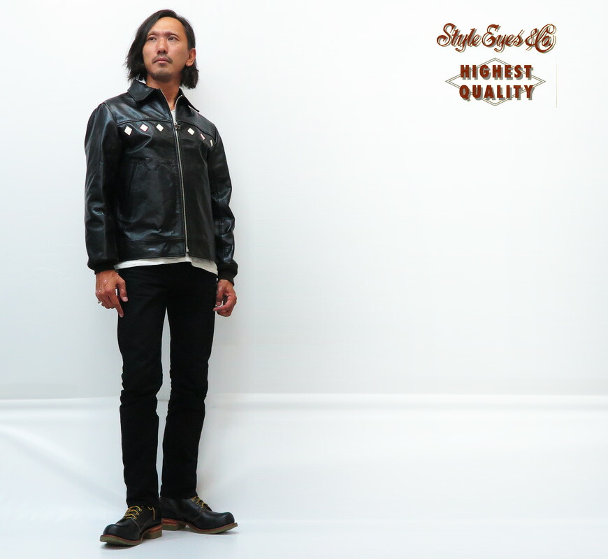 楽天市場】Style Eyes スタイルアイズ ダイヤモンドインレイ レザー