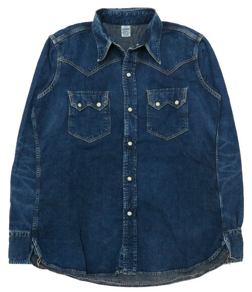楽天市場】ウェアハウス WAREHOUSE 長袖 デニム ウエスタンシャツ 2nd
