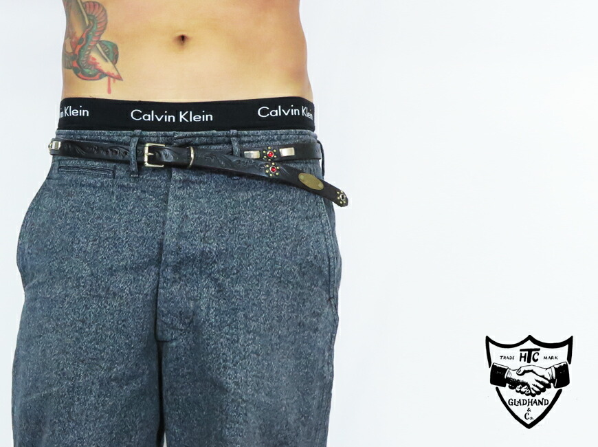 楽天市場】GLAD HAND × HTC ナロースタッズベルト 0.75inch Hollywood