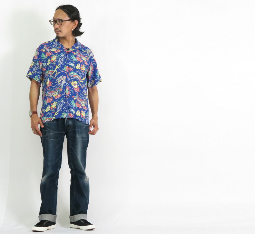 楽天市場】サンサーフ SUN SURF 半袖 レーヨン ハワイアンシャツ