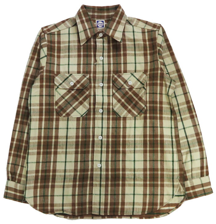 楽天市場】John Gluckow ジョングラッコー 長袖 フランネルシャツ The