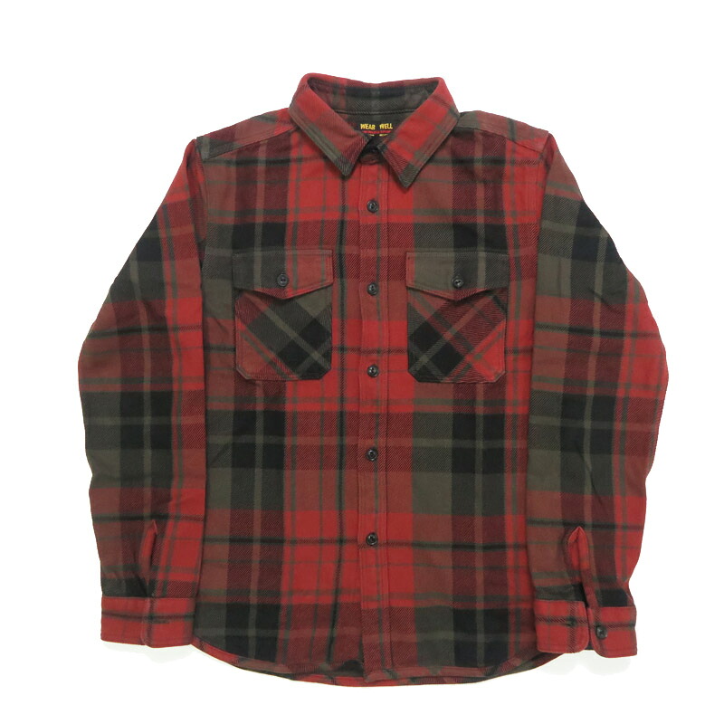 楽天市場】UES ウエス チェック エクストラヘビーネルシャツ 長袖