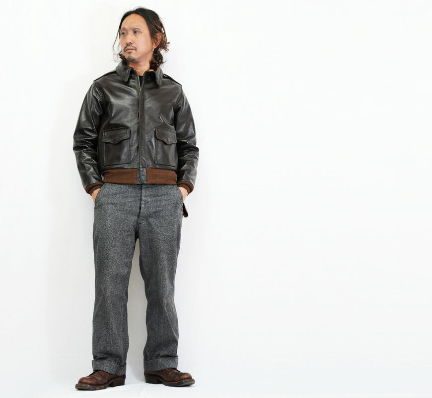 楽天市場】エアロレザー AERO LEATHER フライトジャケット A-2 13911