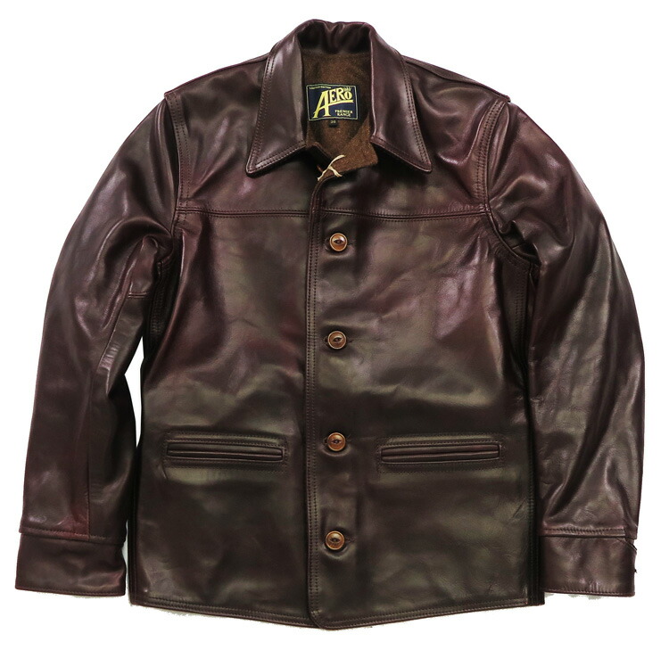楽天市場】エアロレザー AERO LEATHER レザー プレミア ワークコート