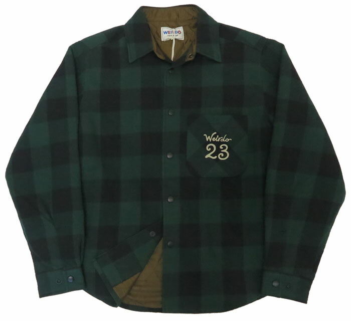 楽天市場】WEIRDO ウィアード キルティング チェック シャツ