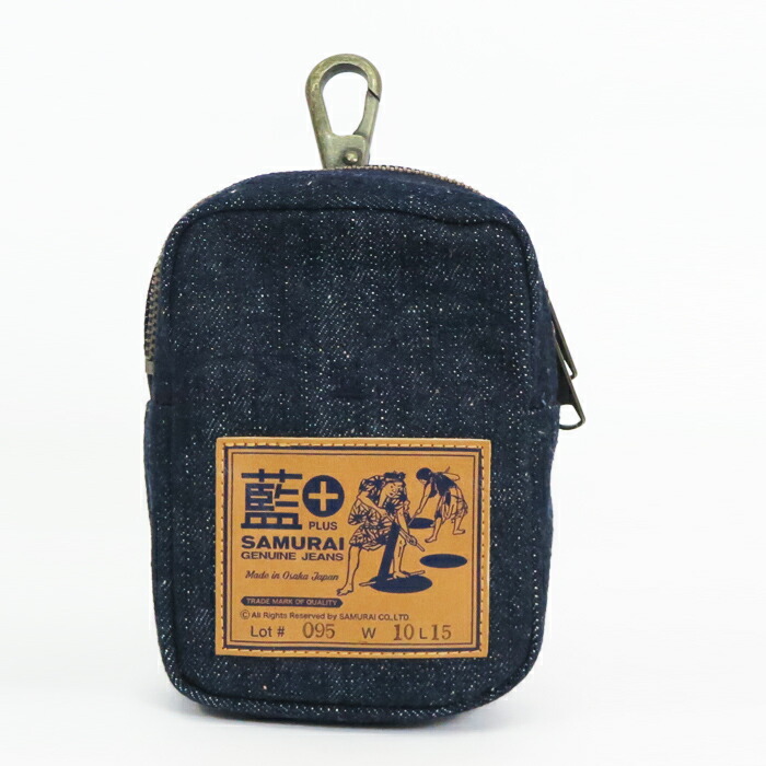 楽天市場】サムライジーンズ SAMURAI JEANS ミニ デニムポーチ 18oz藍