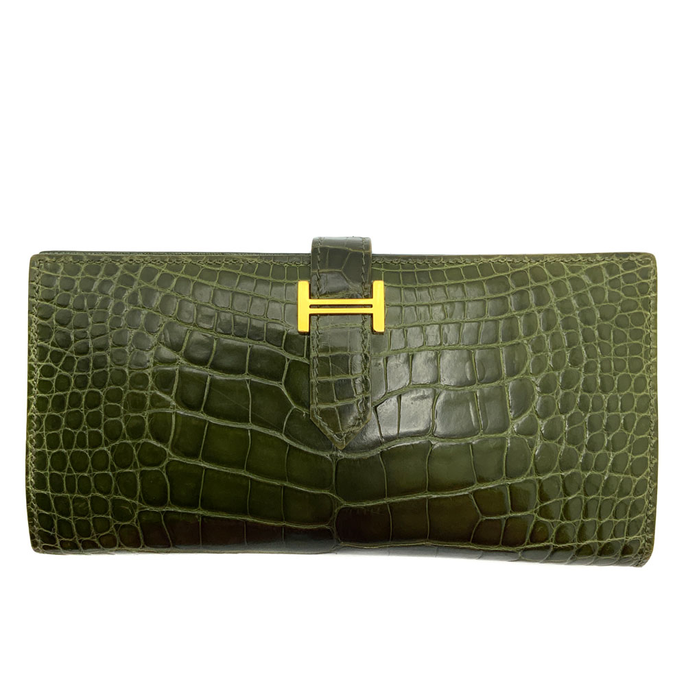 楽天市場】【中古】HERMES（エルメス） ベアンスフレ アリゲーター