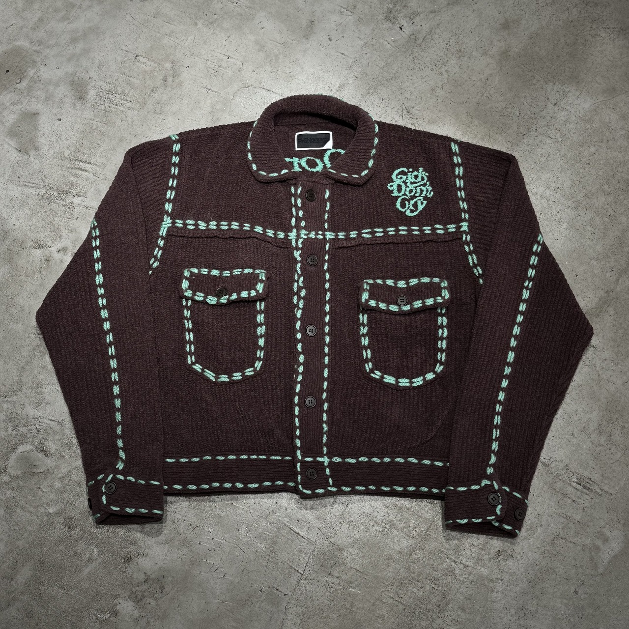 楽天市場】GIRLS DON'T CRY 2025 x PHINGERIN PG1 KNIT CARDIGAN SIZE