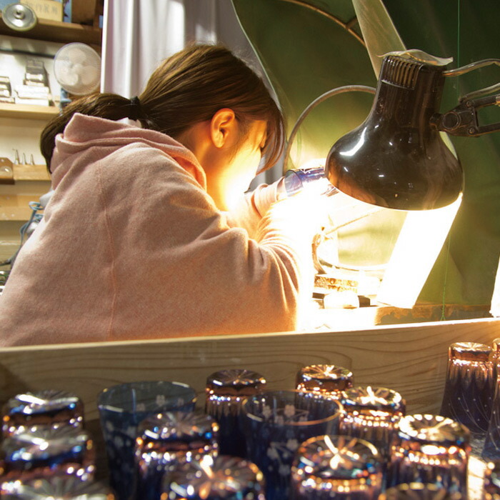 楽天市場】☆P5倍☆ 江戸切子 ミニオールド ペア 【硝子工房 彩鳳 直営