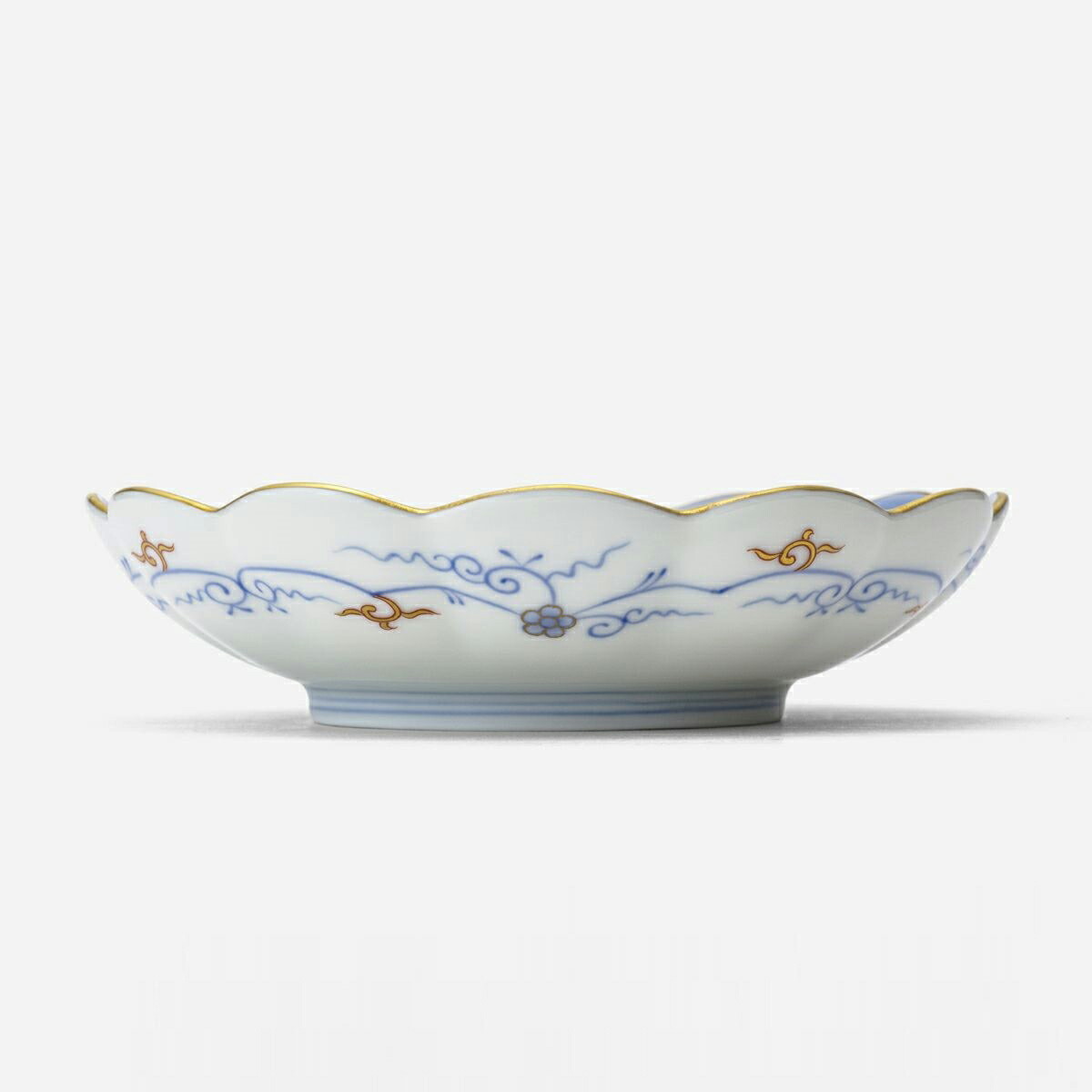 楽天市場】【ふるさと納税】有田焼 染錦金彩鳳凰 ペア菊割取皿【深川製