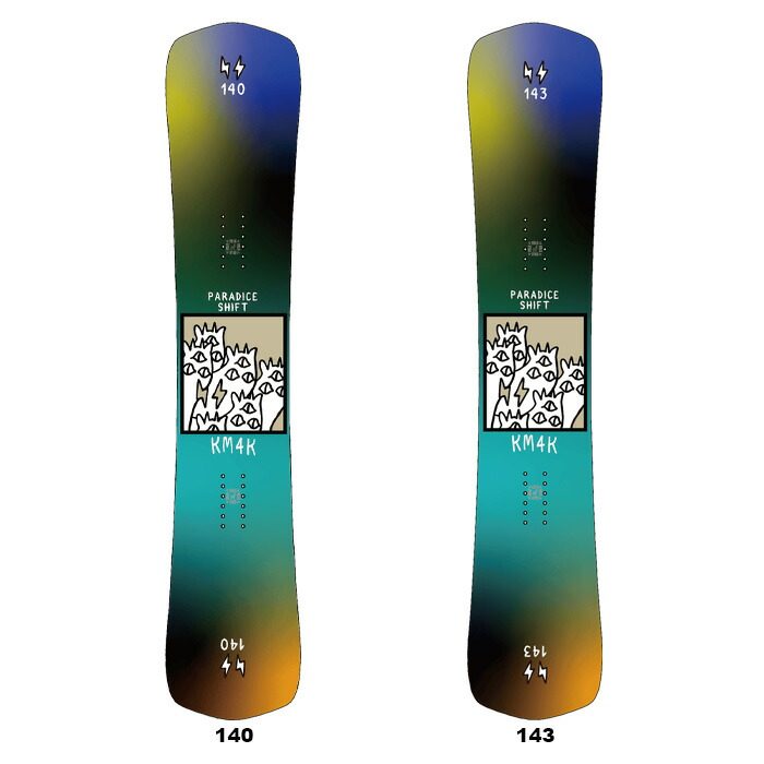 楽天市場】KM4K カモシカ スノーボード 板 PARADICE SHIFT 24-25