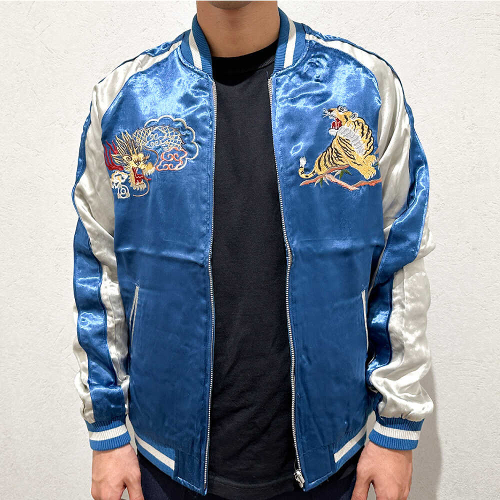 楽天市場】【ふるさと納税】【選べるサイズ】横須賀柄刺繍スカジャン