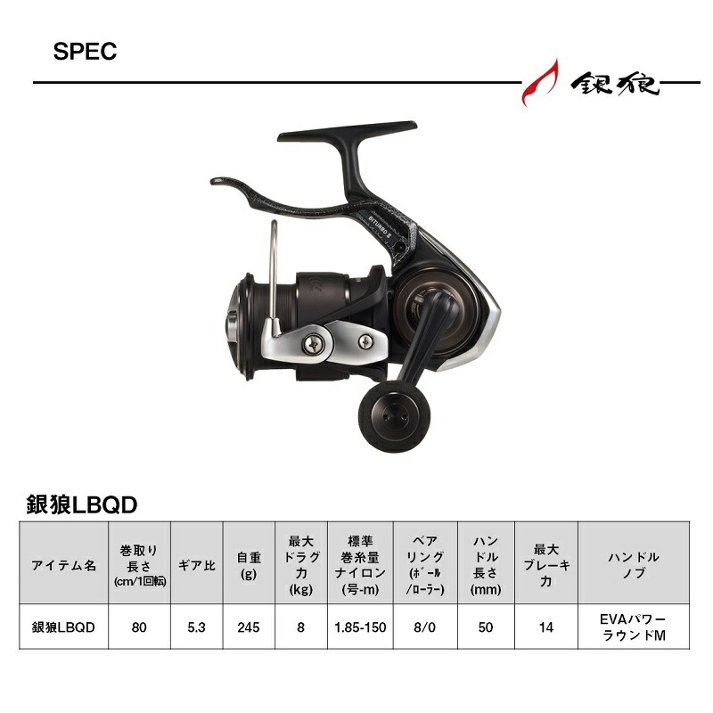 楽天市場】ダイワ 25銀狼 LBQD / チヌ 黒鯛 クロダイ レバーブレーキ
