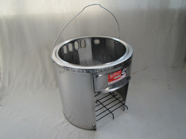 楽天市場】ステンレス製 丸かまど SK-42 カマド かまど 竈 釜戸 竃 釜