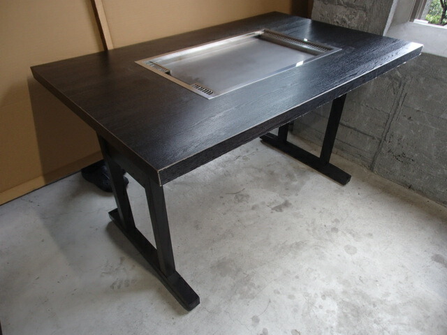 楽天市場】都市ガス用 お好み焼き テーブル 4人用 お好み焼台 1050×750