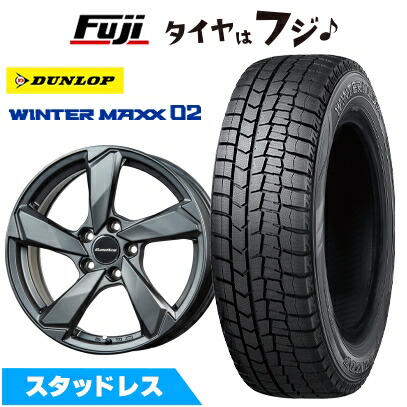 ②【おとーふちゃん】ダンロップ スタッドレス&ホイール4本セット 楽天