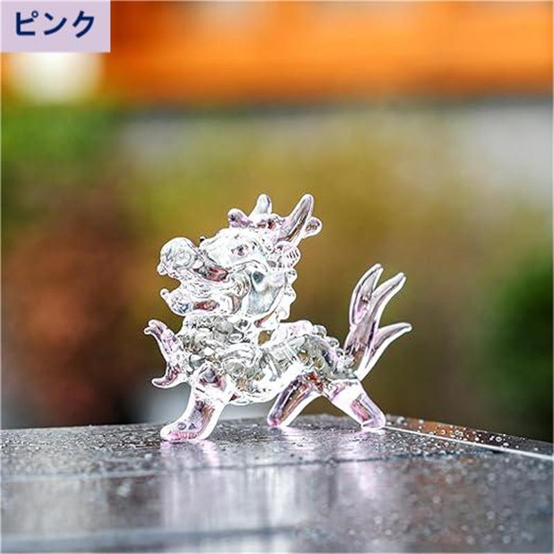 楽天市場】龍 置物 クリスタル 龍の置物 竜 オブジェ ガラス細工 龍