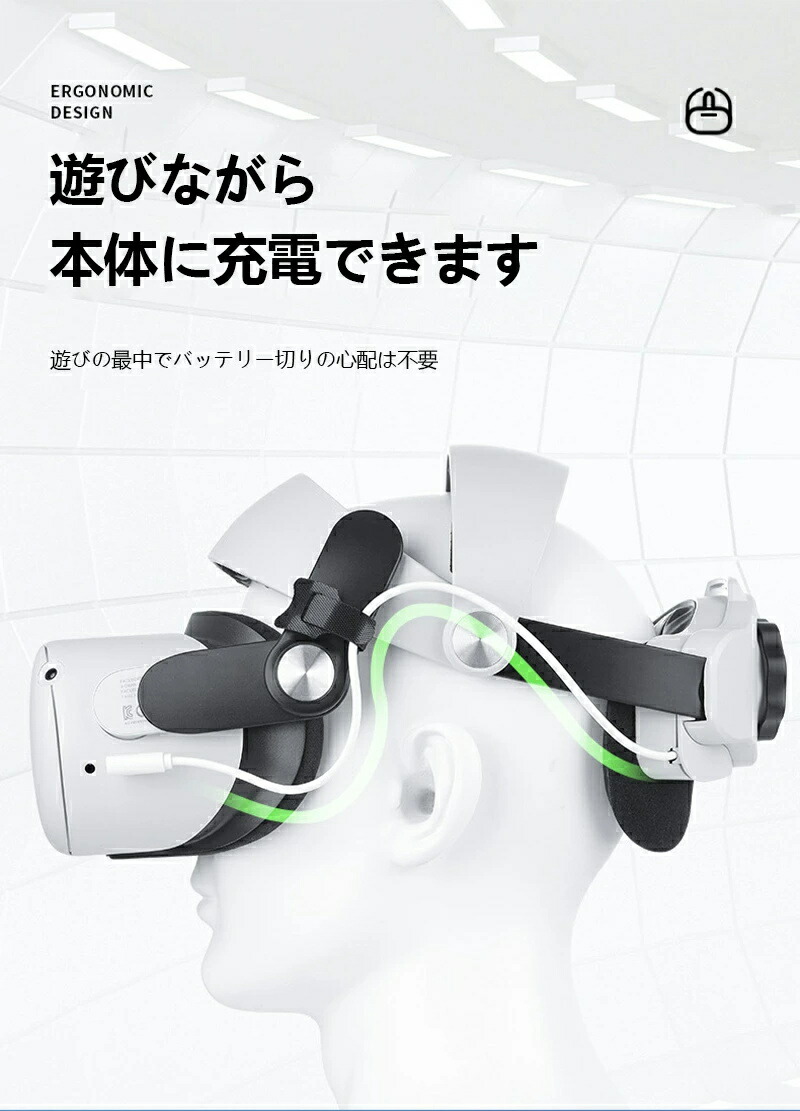 楽天市場】VR ストラップ 調節可能 重量配分 人間工学 ヘッド