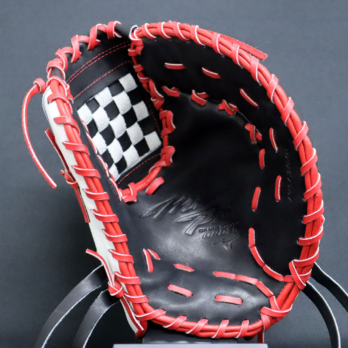 MizunoPro ORDER 軟式ファーストミット レッド/ブラック MIZUNO Pro
