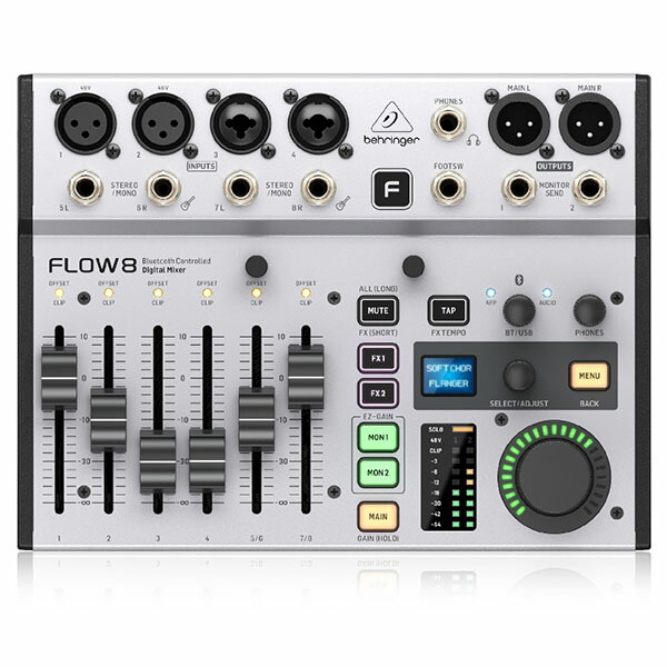 楽天市場】BEHRINGER FLOW8 デジタル・ミキサー | USB