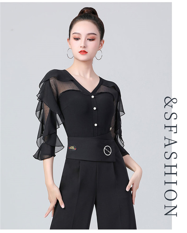 楽天市場】トップス レディース 社交ダンス ダンスウェア レオタード