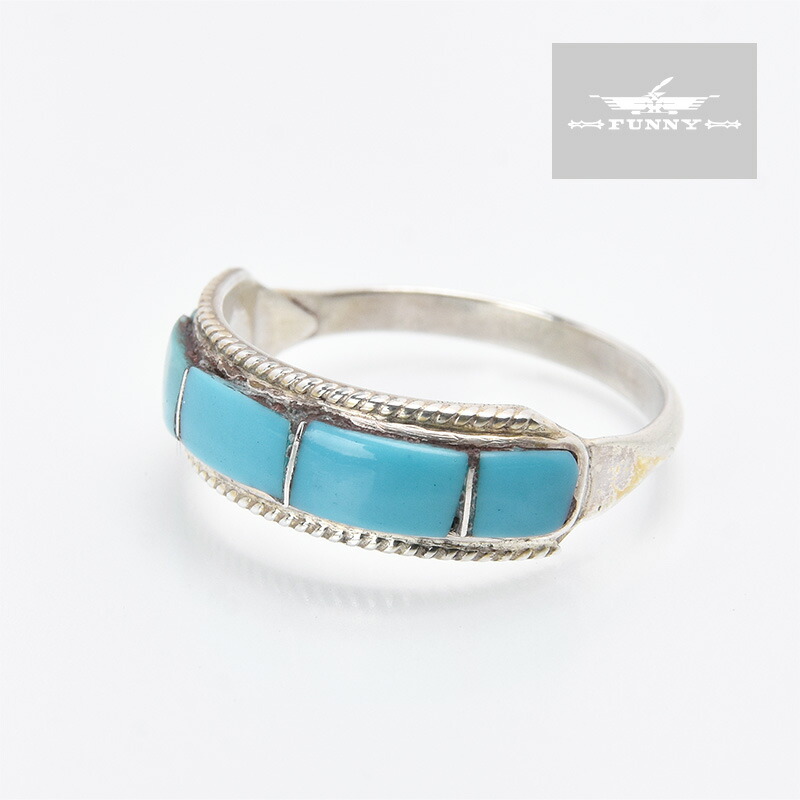 楽天市場】【FUNNY公式ストア】 ズニ族 インレイ リング ターコイズ