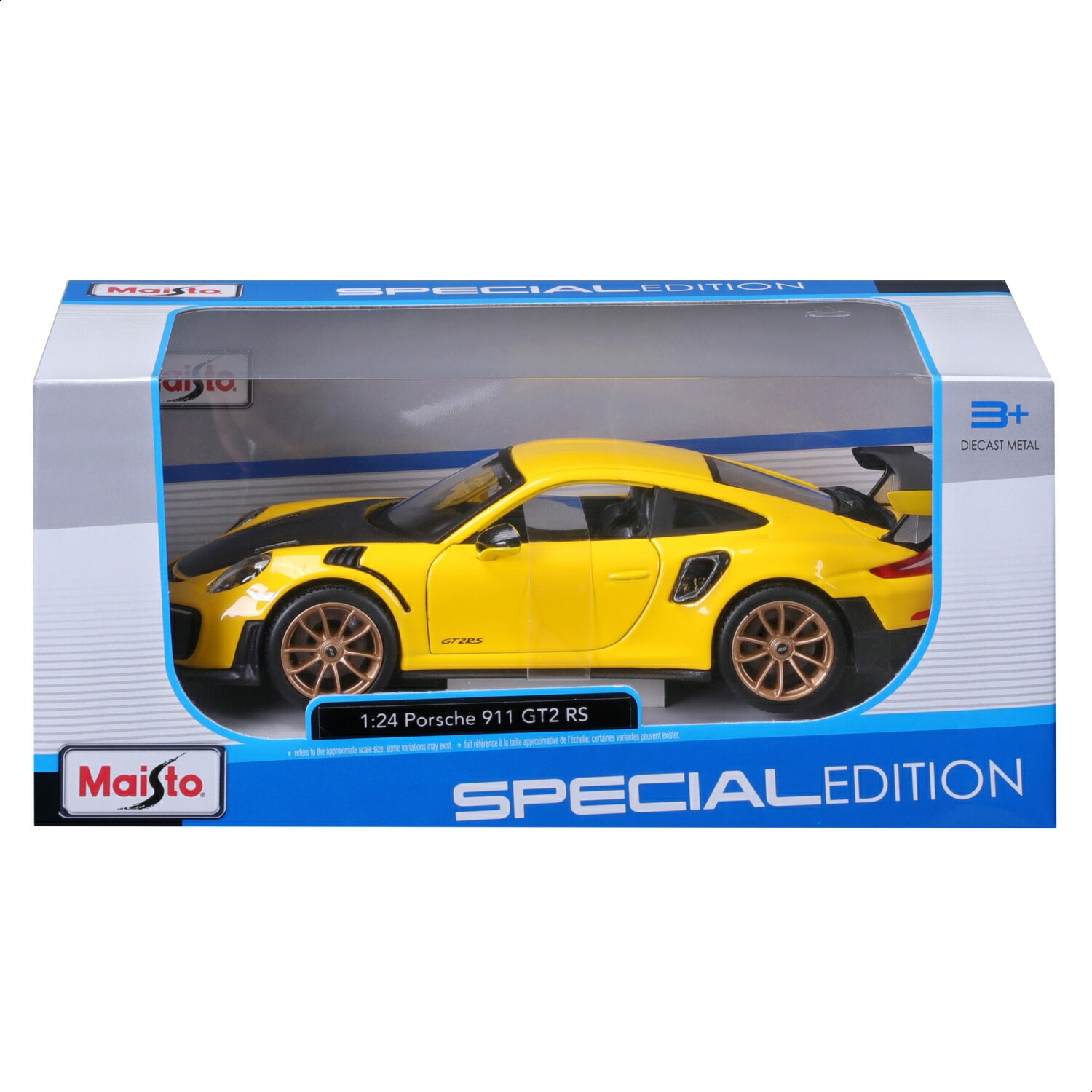 楽天市場】ミニカー 1/24 Maisto ポルシェ 911 GT2 RS イエロー