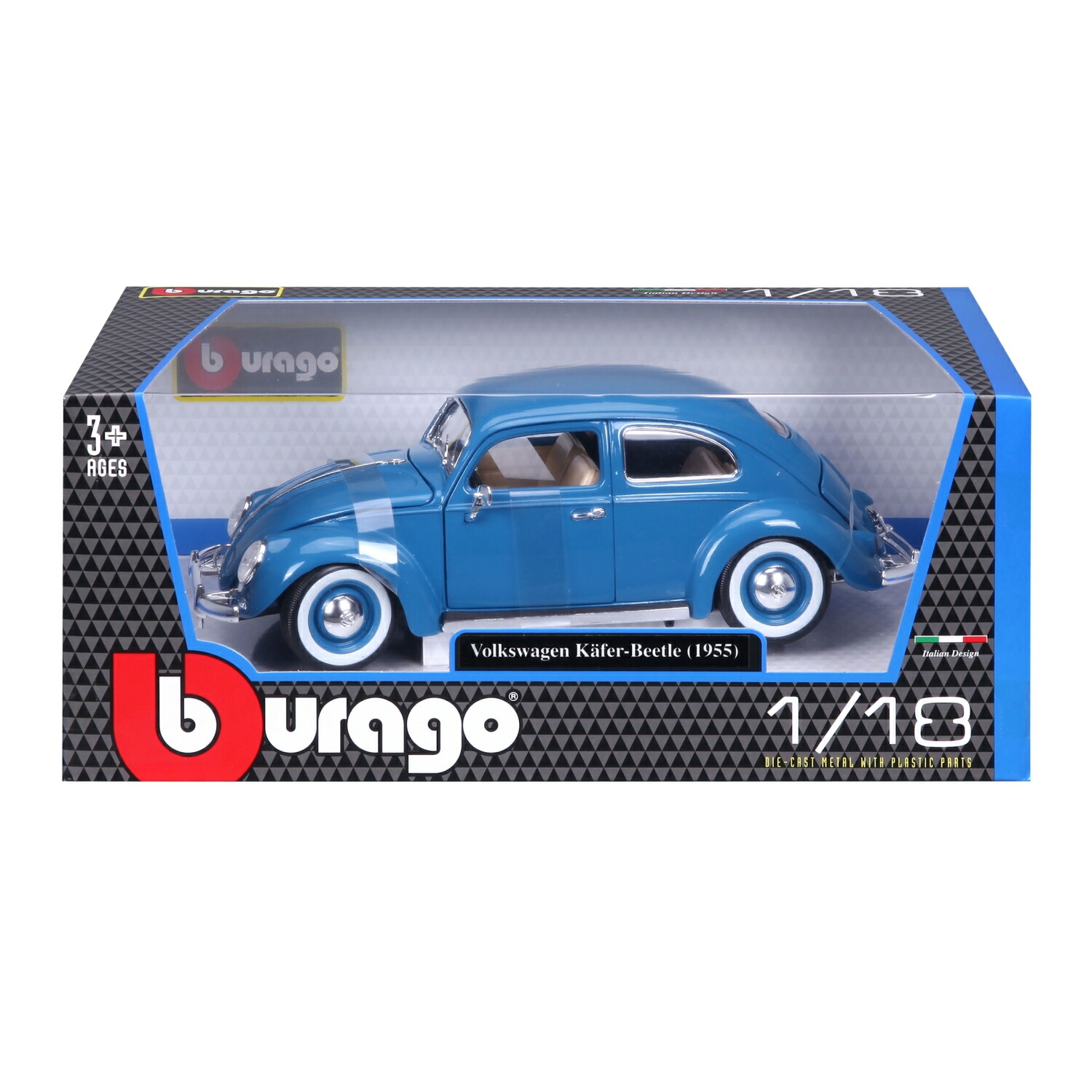 楽天市場】ミニカー 1/18 Bburago フォルクスワーゲン ビートル 1955