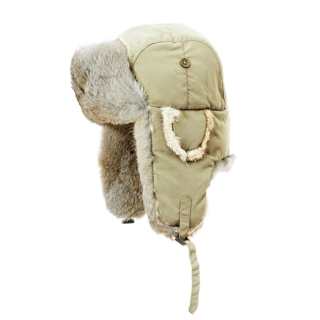 楽天市場】【ラビットファー フライトキャップ】耳あて・つば付の