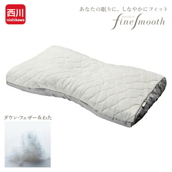東京西川 ファインクオリティプレミアム ダウン・フェザー&わた枕 (枕