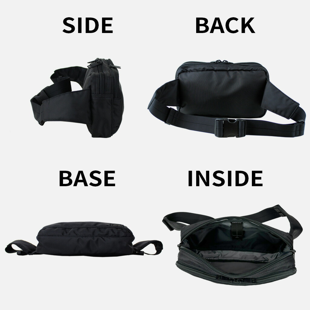 楽天市場】ポーター フラッシュ ウエストバッグ 689-05942 10 ブラック